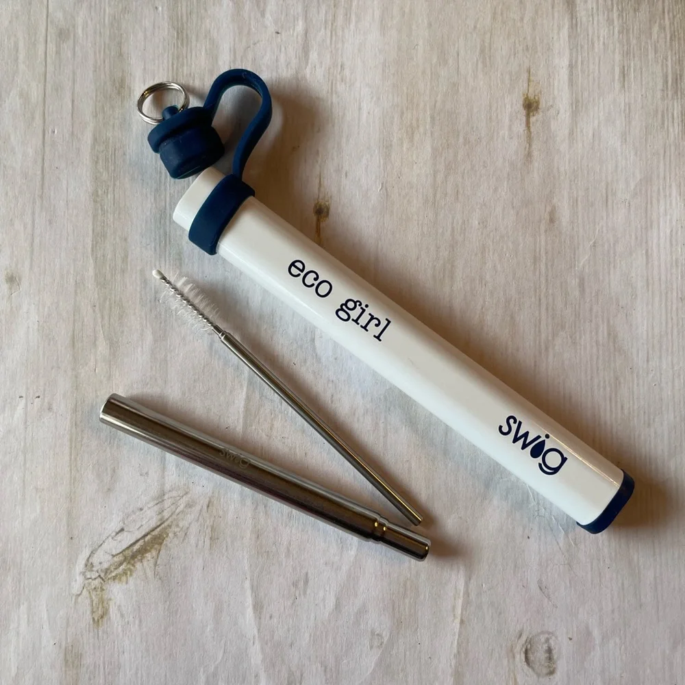Swig Royal Telescope Stainless Steel Straw Set